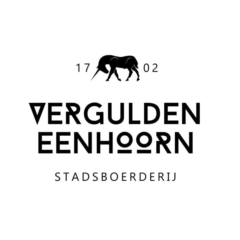 Vergulden Eenhoorn logo